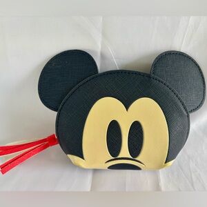 NWOT Mickey Mouse Bio World Coin Change Pouch Purse Wallet Makeup Case